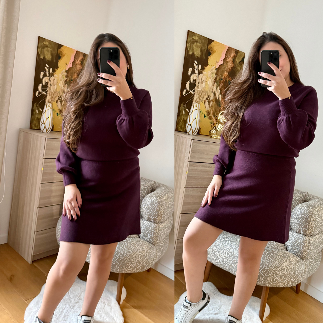Ensemble Jupe & Pull Prune