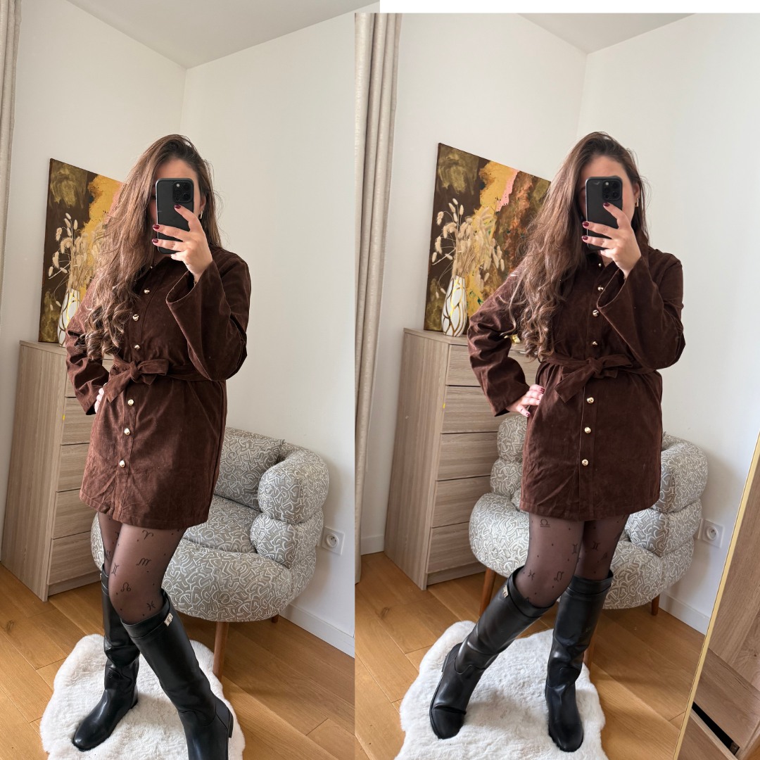 Robe Daim Choco