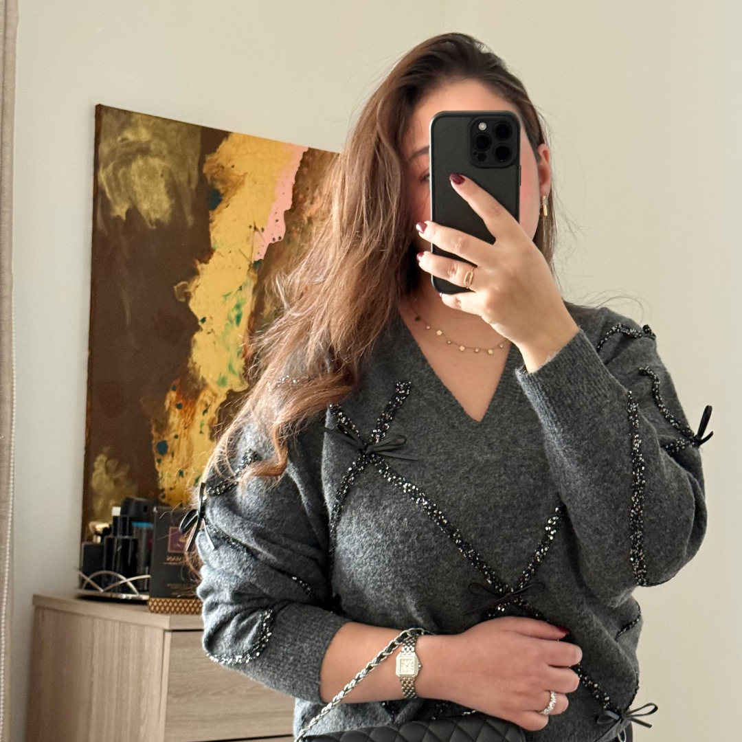 Pull Maille Douce Gris